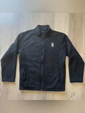 Spyder Men's Black Lightweight Full-Zip Jacket
Size XL